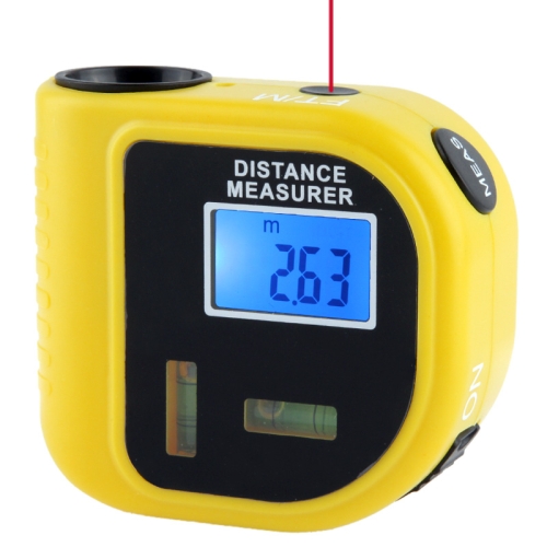 Ultrasonic Distance Measure Measurer with Laser Pointer, Range: 0.5-18m (CP-3010) - Click Image to Close